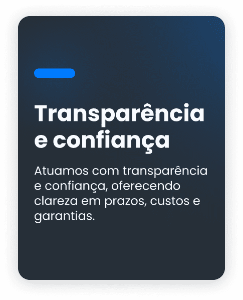 Transparência  e confiança